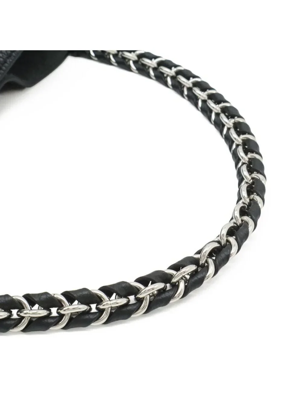 Louis Vuitton Mahina Bella Shoulder Bag 2-Way Chain Drawstring Noir Black Silver